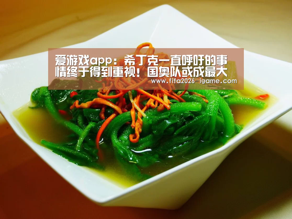 爱游戏app:希丁克一直呼吁的事情终于得到重视!国奥队或成最大的受益者(图2) 爱游戏app